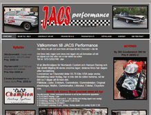 Tablet Screenshot of jacsperformance.com